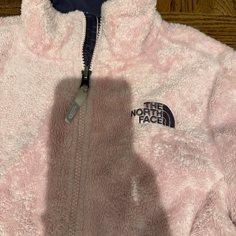 The North Face ladies light pink oso Fleece Jacket sz XS - Picture 3 of 3